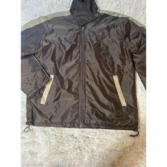 full zip mandarin collar windbreaker puffer jacket  M - Picture 2 of 6